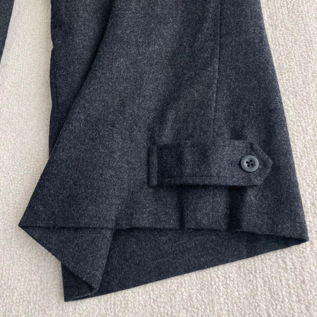 6 ROKU ロク カーゴパンツ ワークパンツ ワイド 38 M グレー 秋冬