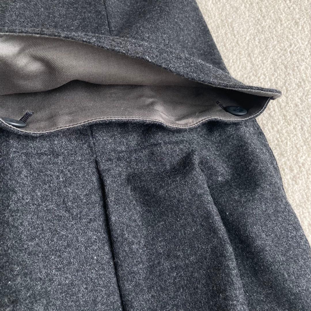 6 ROKU ロク カーゴパンツ ワークパンツ ワイド 38 M グレー 秋冬