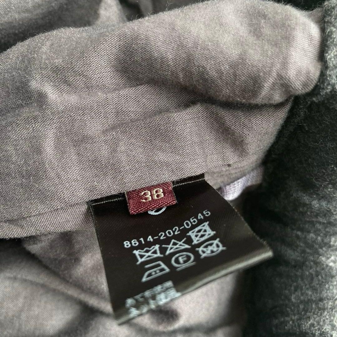 6 ROKU ロク カーゴパンツ ワークパンツ ワイド 38 M グレー 秋冬