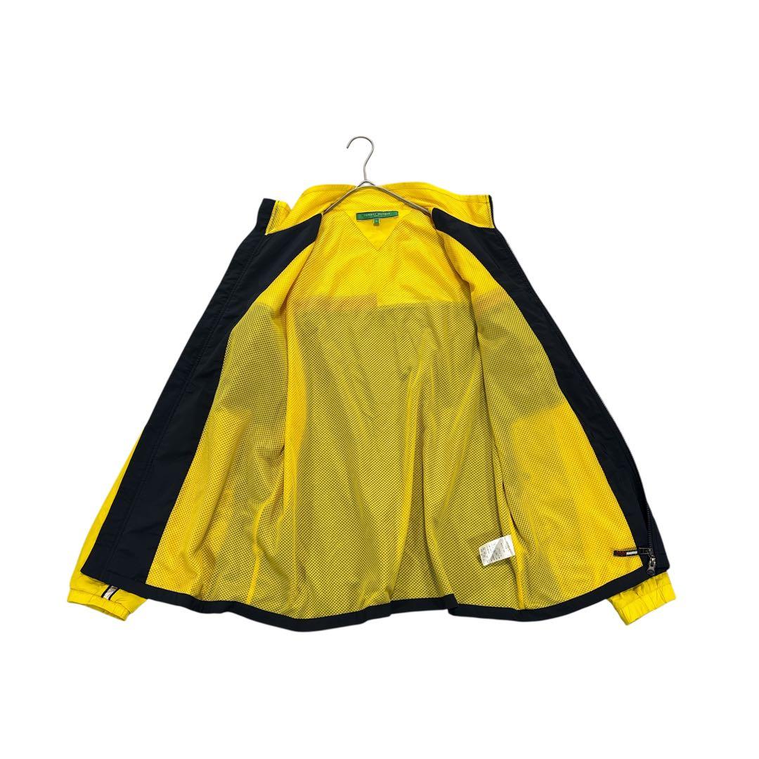 トミーヒルフィガーゴルフ　ナイロンジャケット　LL イエロー　ネイビー　メンズ