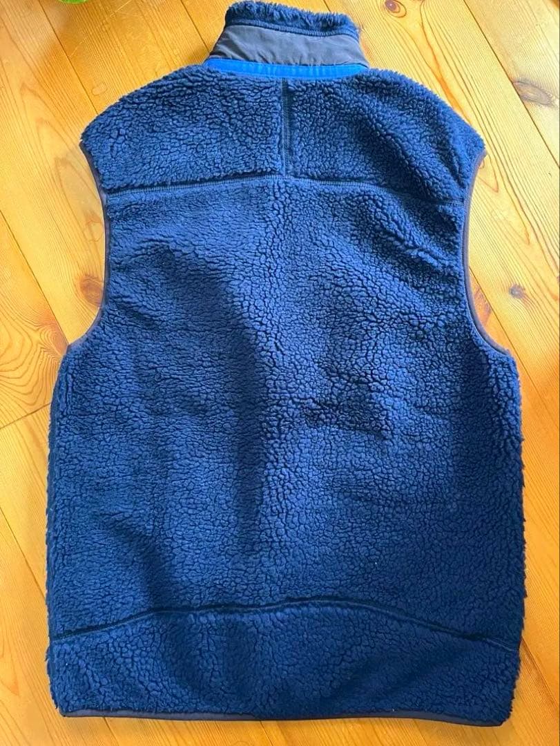 patagonia レトロX フリースベスト S ネイビー