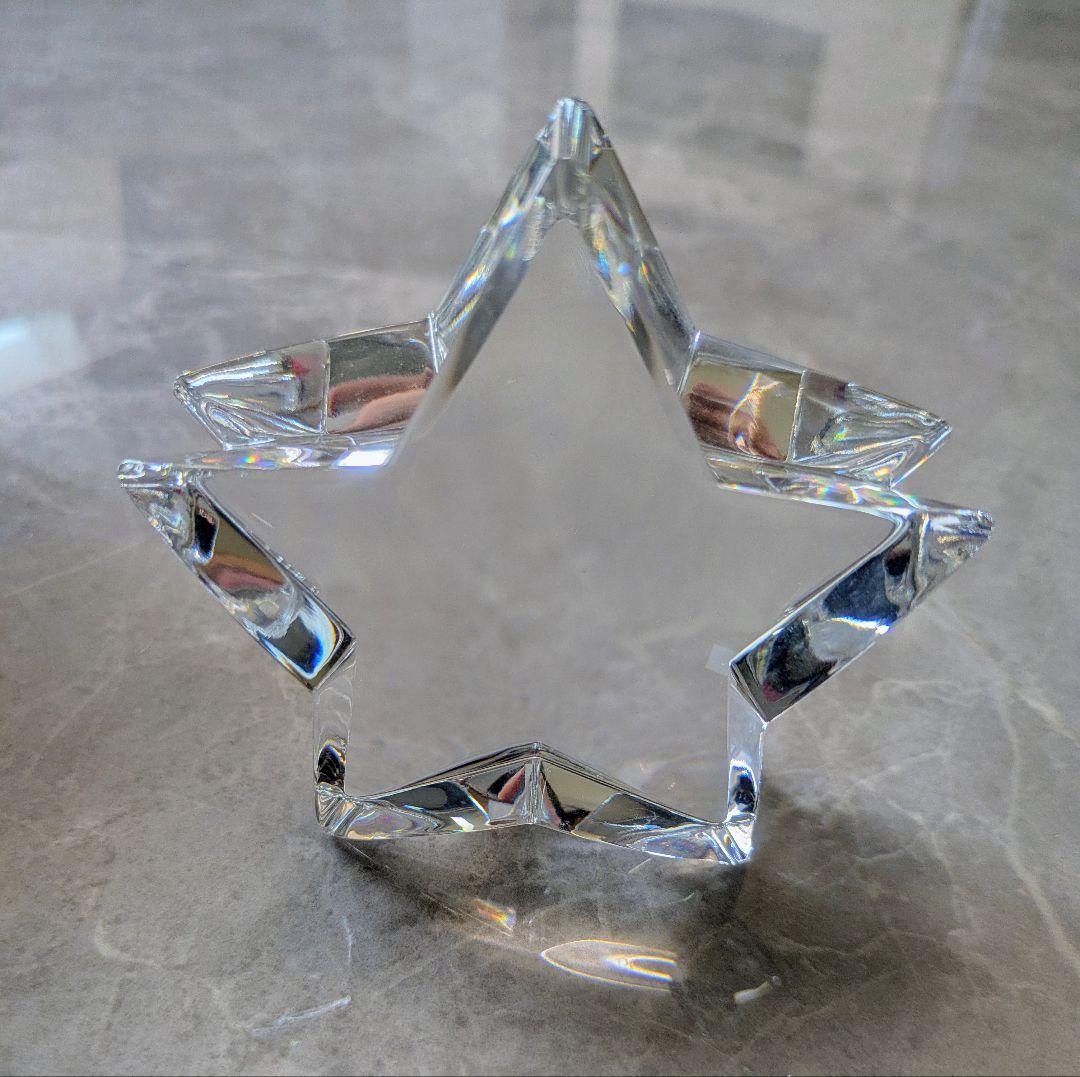 Baccarat バカラクリスタル ザンザンスター 星形置物 箱付き - メルカリ