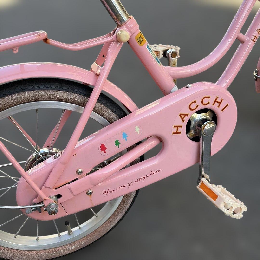 子供用自転車♡【16インチ】ピンク 前カゴ付き