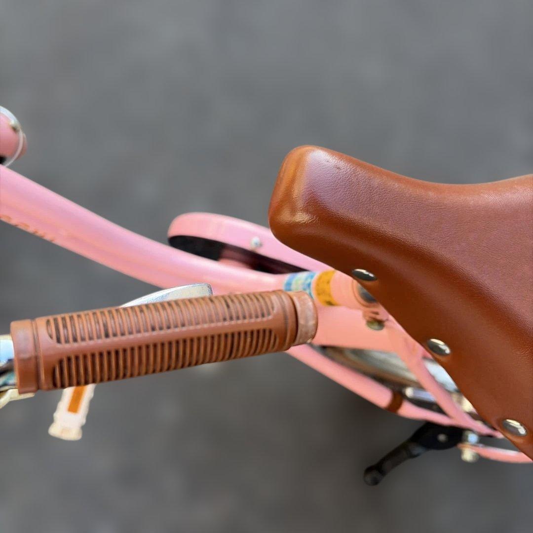 子供用自転車♡【16インチ】ピンク 前カゴ付き