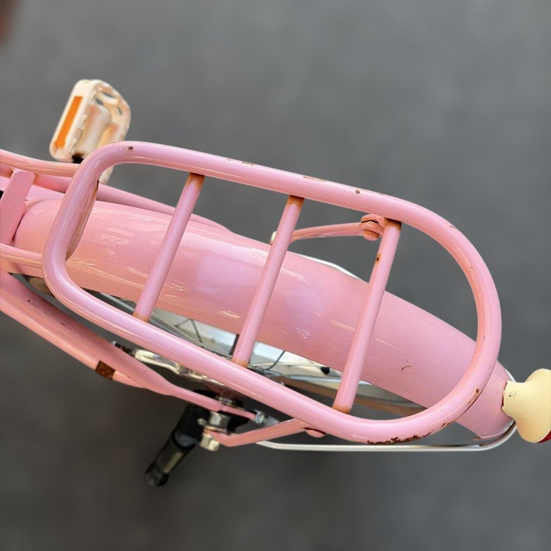 子供用自転車♡【16インチ】ピンク 前カゴ付き