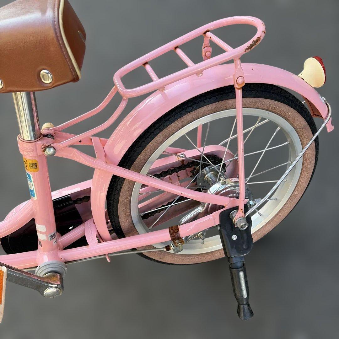 子供用自転車♡【16インチ】ピンク 前カゴ付き