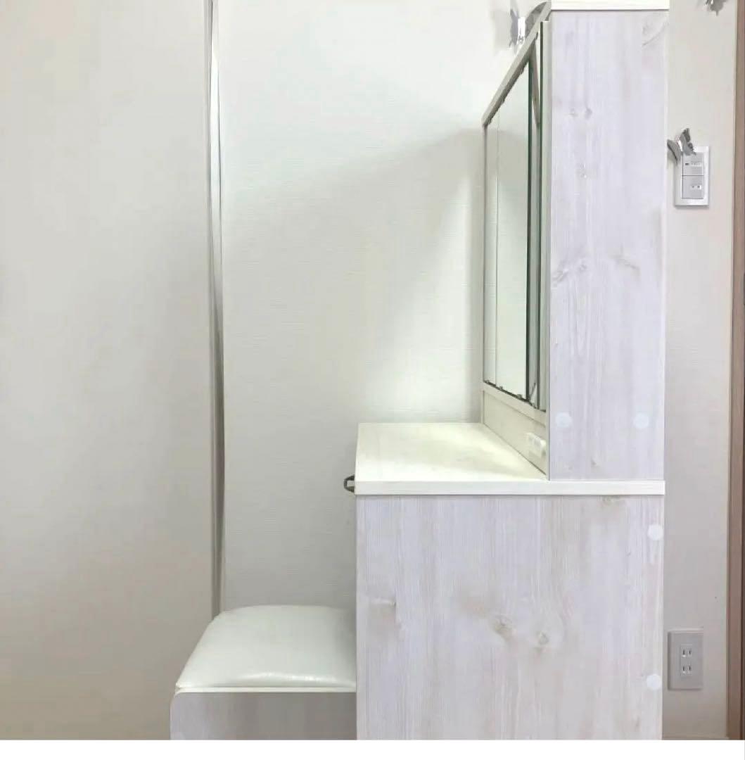 デスクドレッサー　三面鏡、鏡台