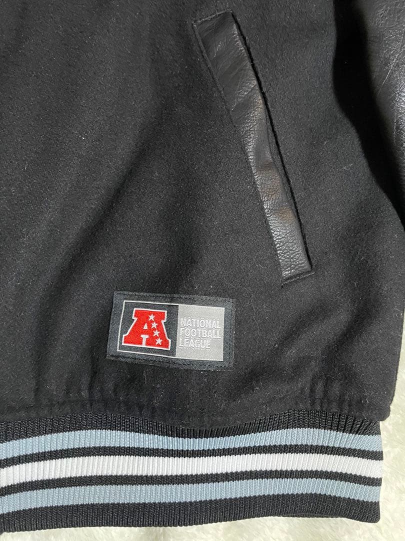 NFL公式 RAIDERS レイダース スタジャン L 黒