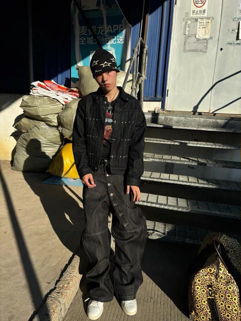 ANTIDOTE デニムジャケット　ファイヤーマン　リジットデニムnoremid