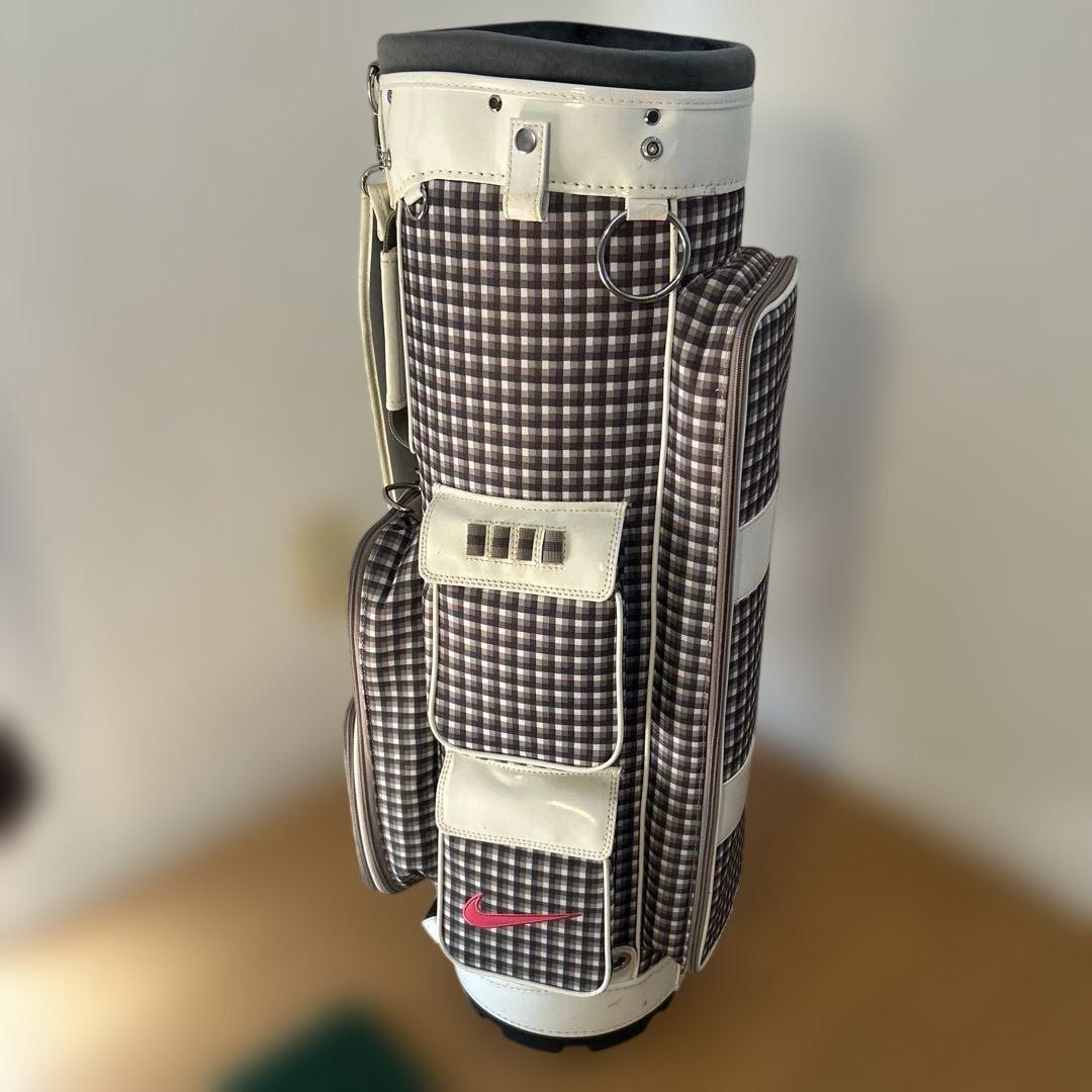 Nike チェック柄 ゴルフバッグ