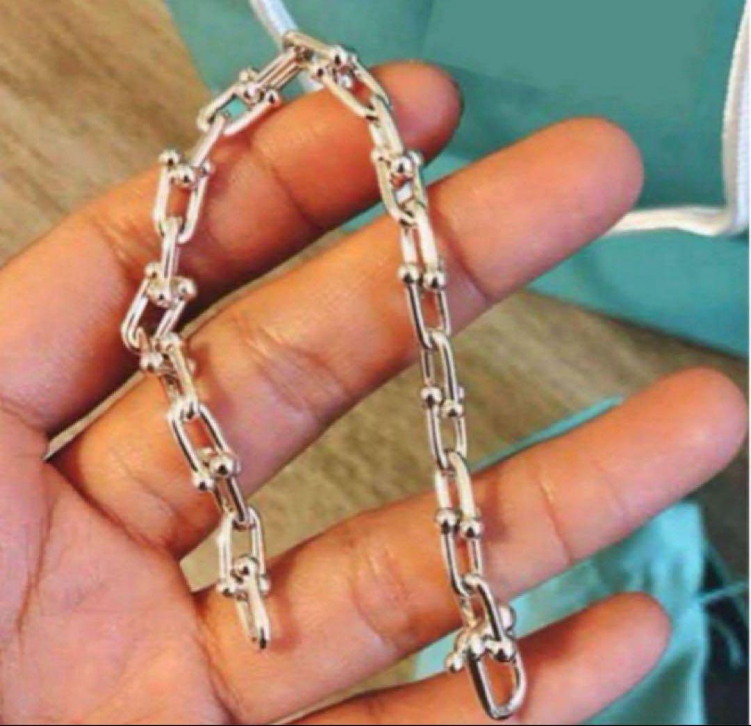 ハイクオリティ　シルバー　ハードウェア　ブレスレット　バングル　ネックレス好き