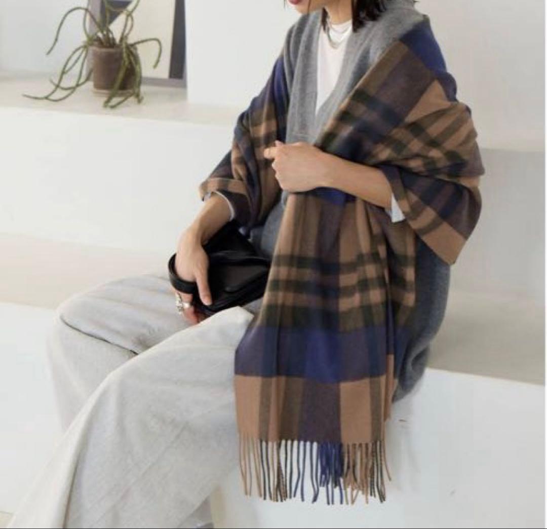 Cashmere ストール 未使用タグ付き　最終お値下げ