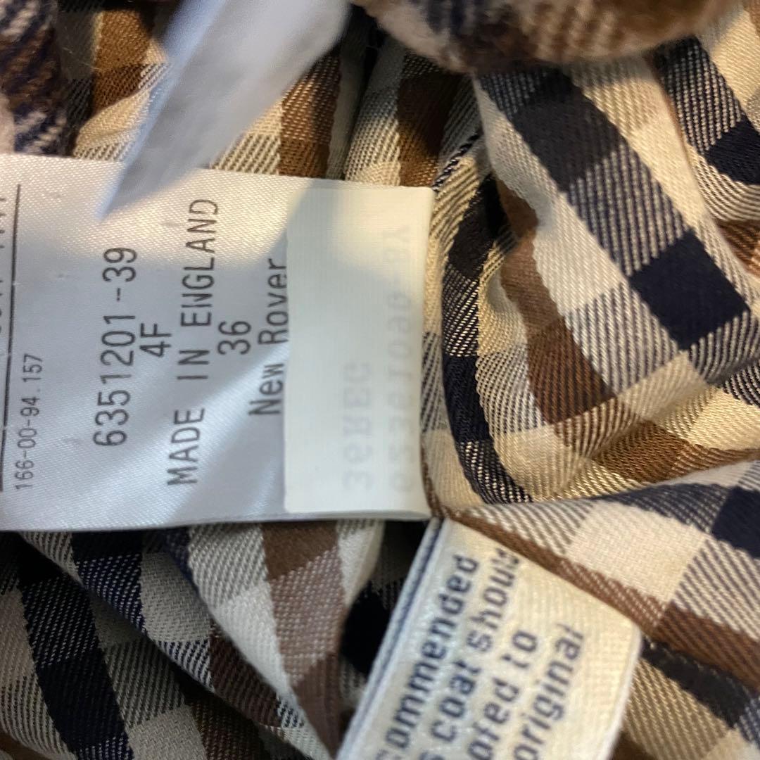 アクアスキュータム　ネイビー　ステンカラーコート　ロングコート　ライナー付き