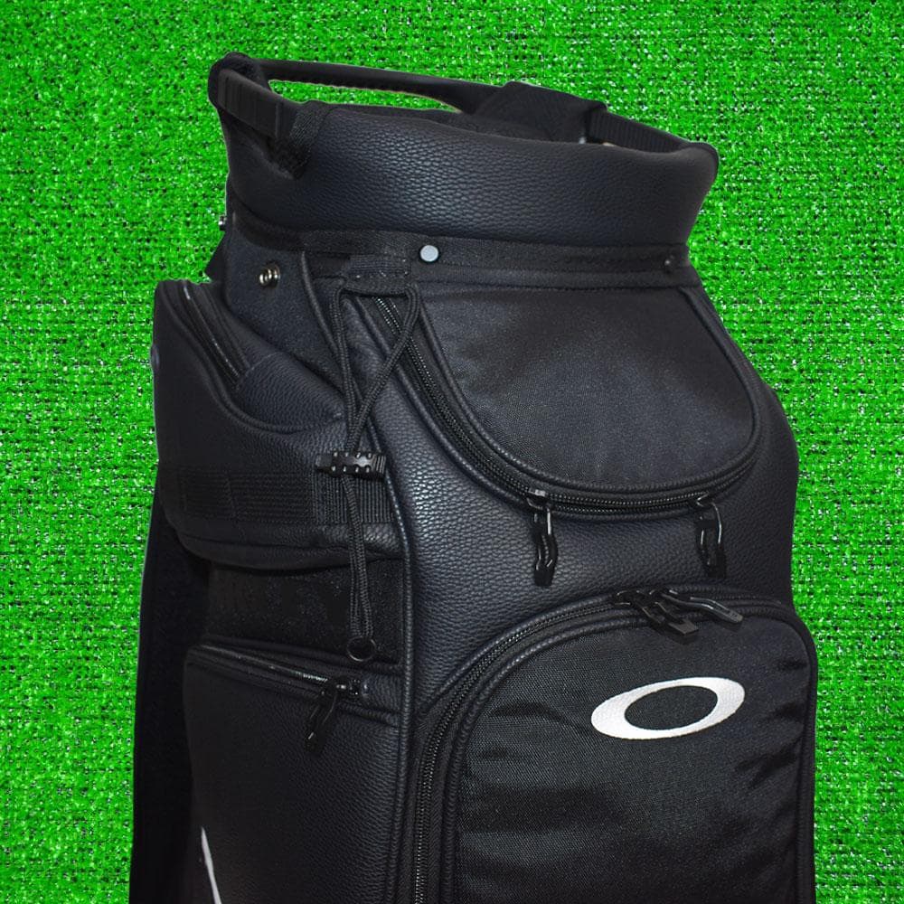 中*ん様 ＯＡＫＬＥＹ オークリー ゴルフ 高級キャディーバック９.５型【ブラッ