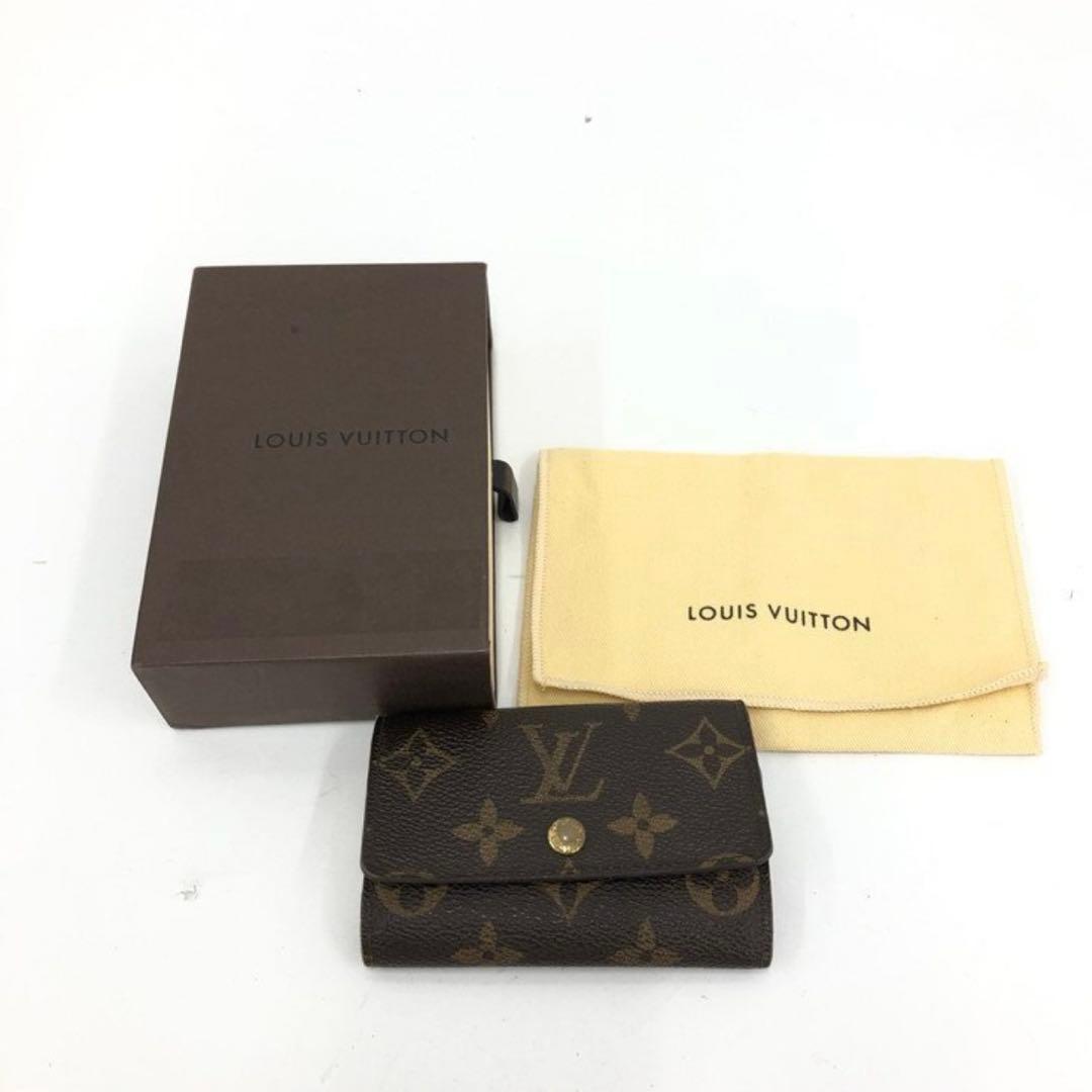 【美品・箱付き】ルイヴィトン　モノグラム　ミュルティクレ6 キーケース　ブラウン