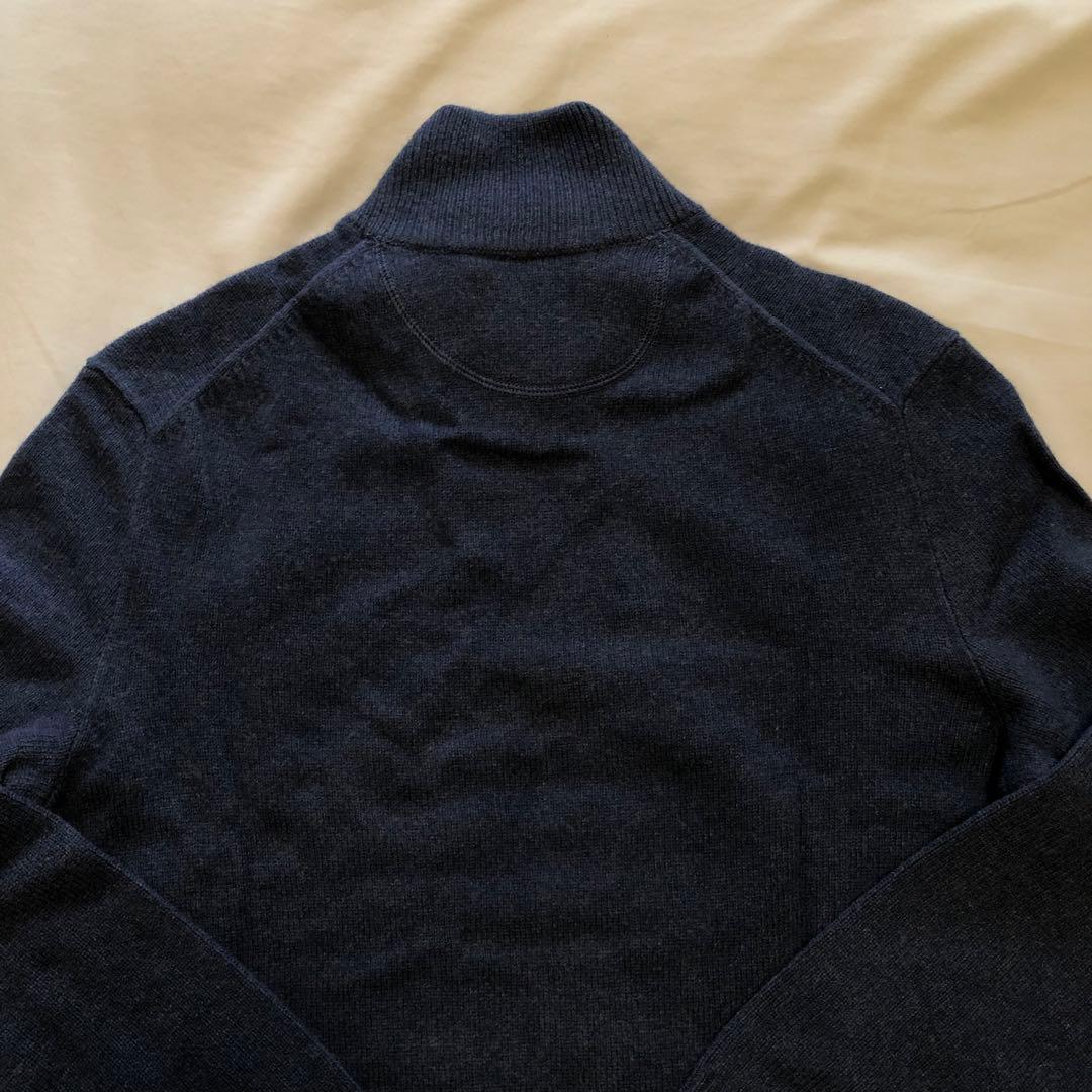 【新品】Polo Ralph Lauren ハーフジップカシミヤ混紡セーター　S