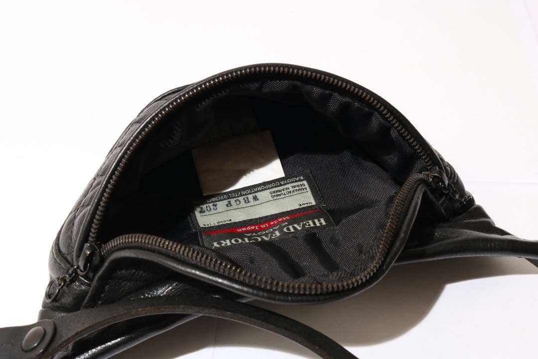 【KADOYA】HEAD FACTORY 日本製 2WAYレザーバッグ 極厚革