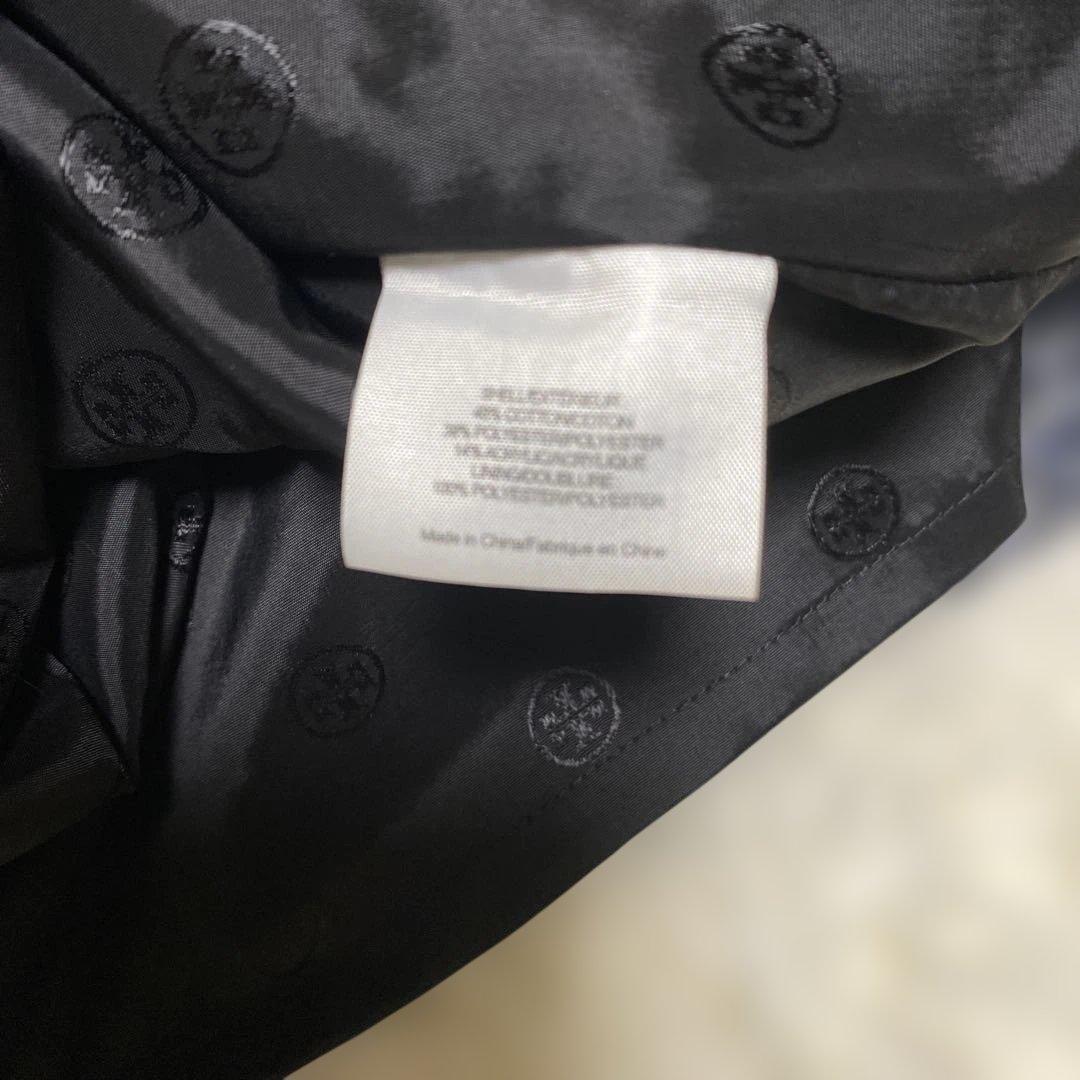 新品 TORY BURCH ツイード ワンピース ペトラ 紺x黒 2