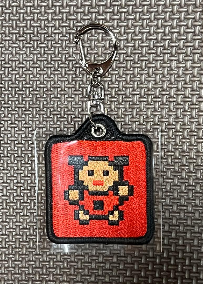 刺繍キーホルダーコレクション ゲームドット金銀 10種中7種セット