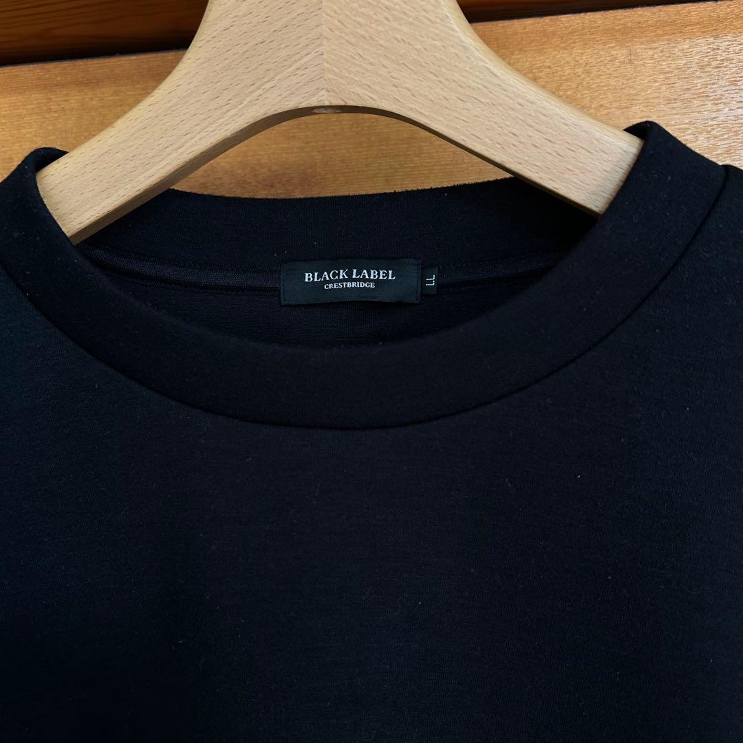 BLACK LABEL CRESTBRIDGE スウェット 黒 貴重LL ポリ