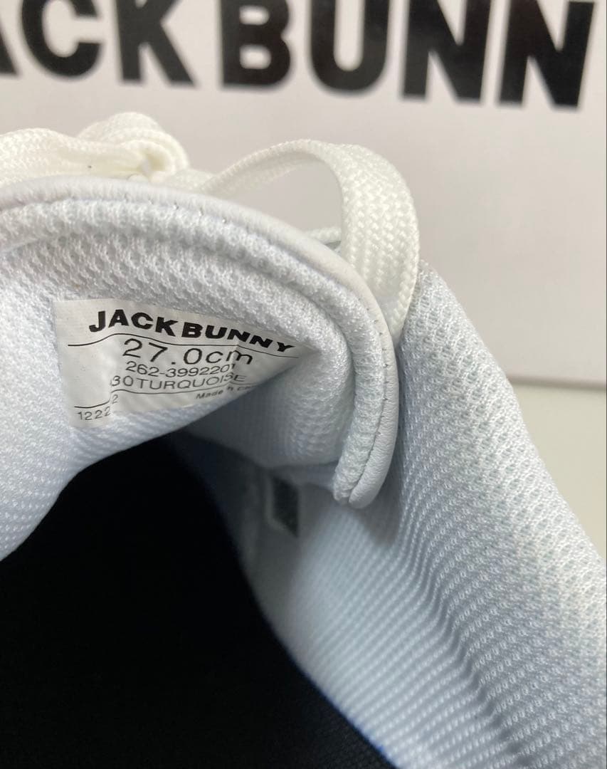 新品 パーリーゲイツ ジャックバニー AIR SOLEシューズ 27ターコイズ