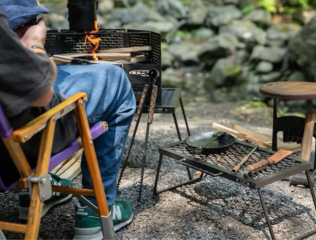 【新品未使用】アイアンテーブルミニ　IRONTABLE mini サンゾー工務店