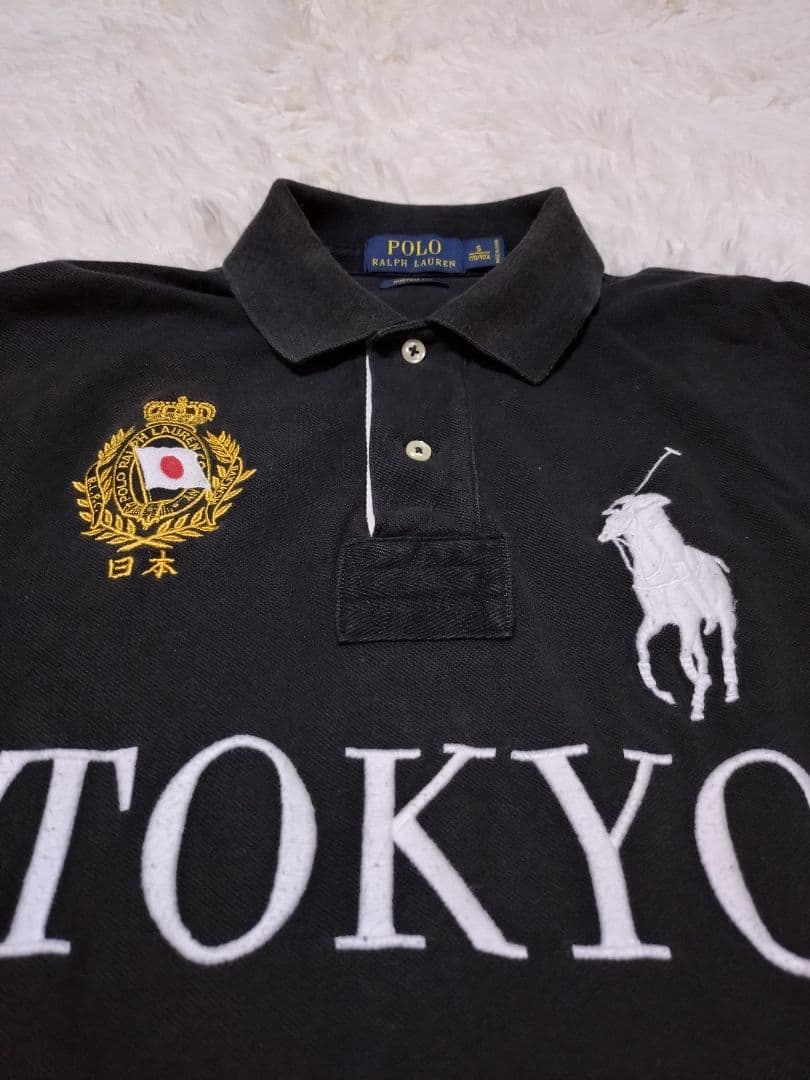 激レア】ポロラルフローレン ポロシャツ ビッグポニー TOKYO 日本国旗