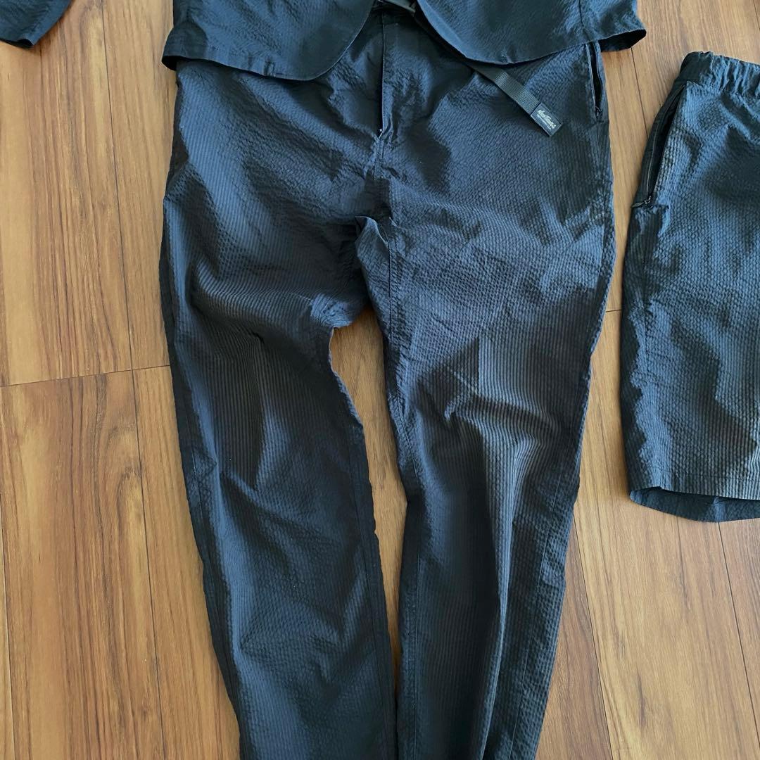 ワイルドシングス ナノユニバース 別注　セットアップ　ハーフパンツ　黒