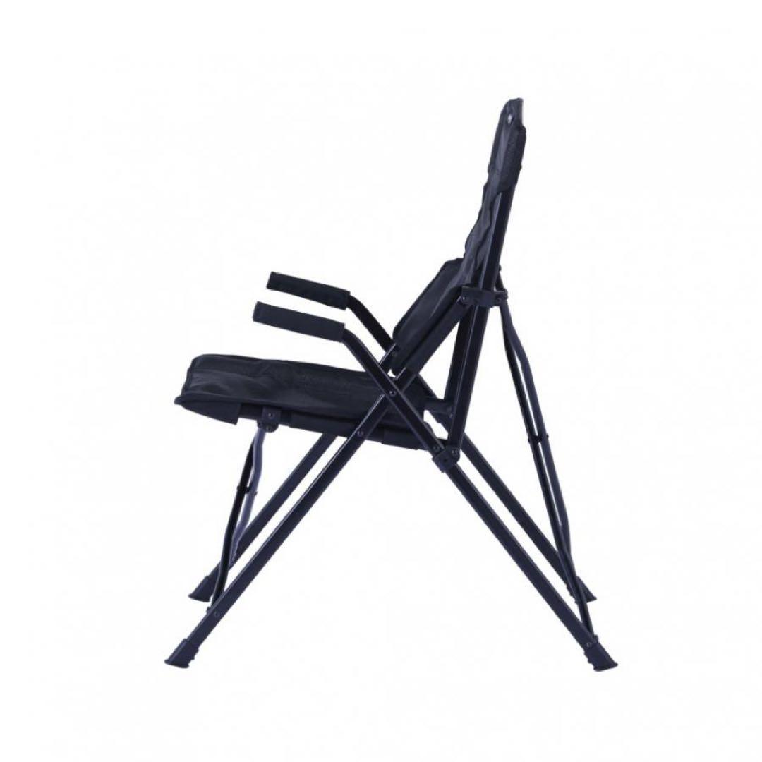 YI様専用 ラグジュアリーチェア ブラックメッシュ 二脚セット キャンプ