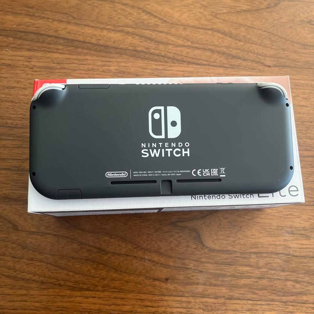 【美品箱付】Nintendo Switch Lite グレー