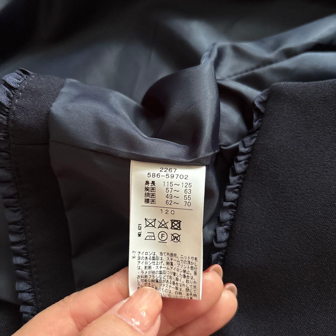 120女の子　フォーマルドレス ジャケット付き