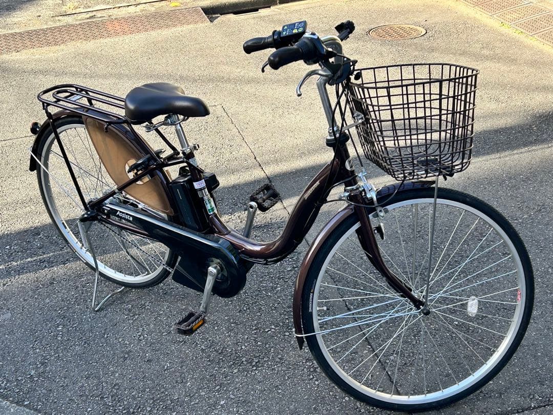 電動自転車】サビなし・充電器・ケータイホルダー付き スマホナビでの