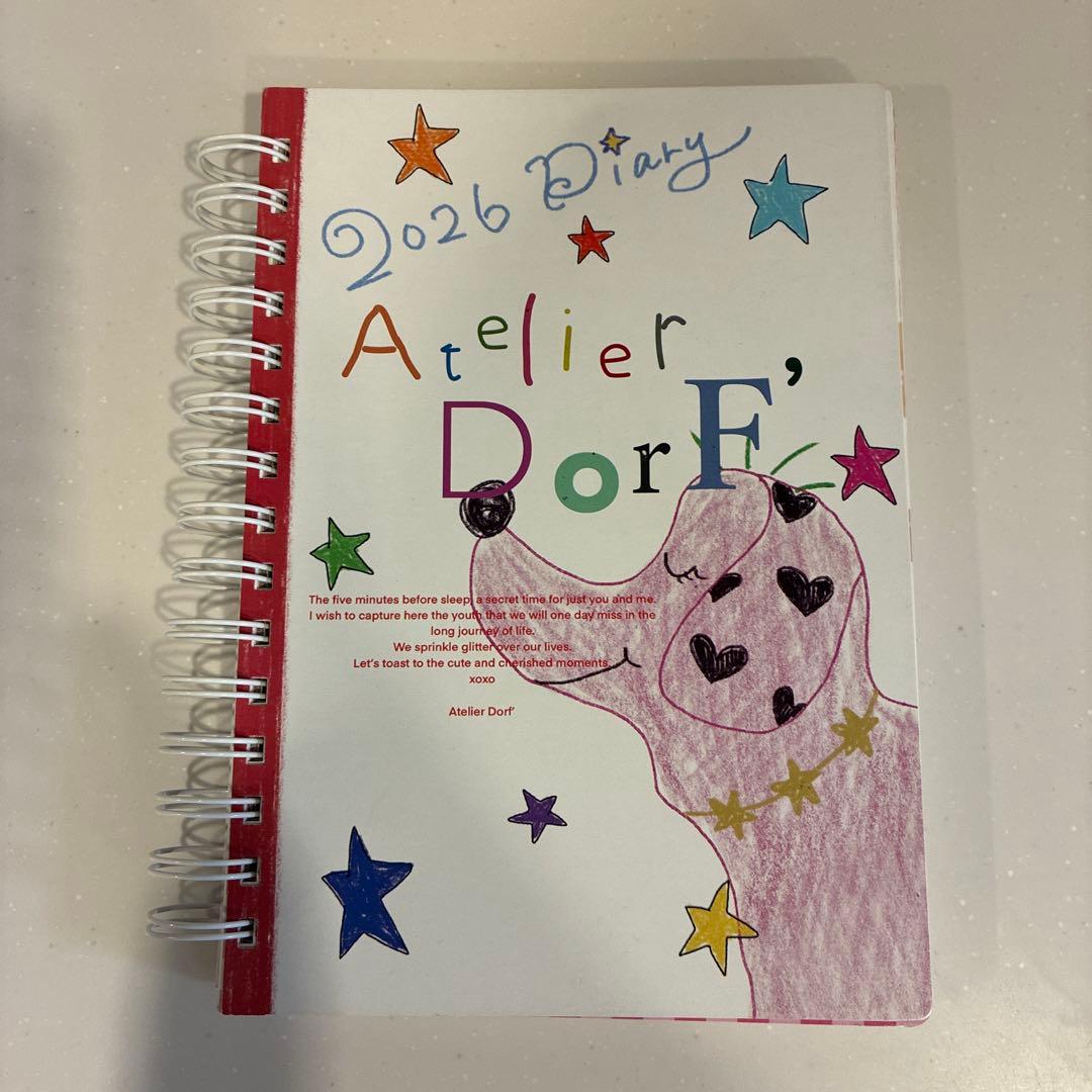 AtelierDorF 2026スケジュール帳 アトリエドルフ 手帳 - メルカリ