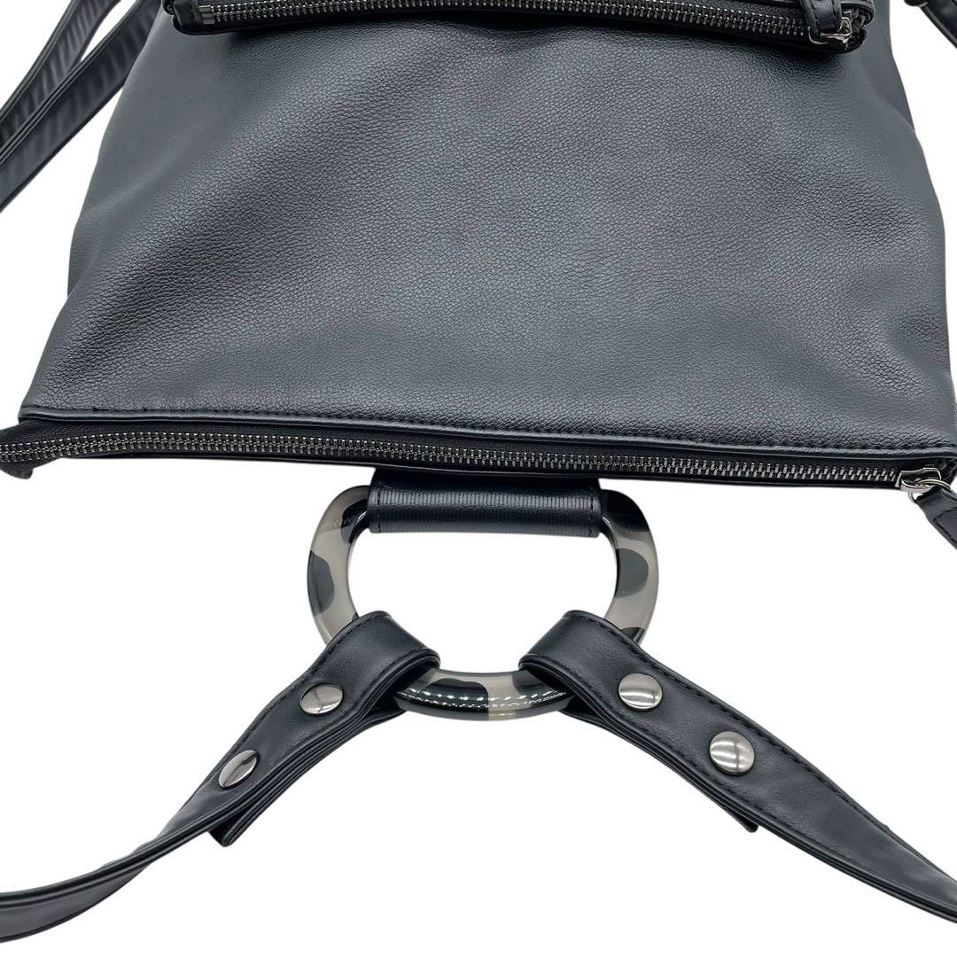 未使用級✨earPAPILLONNER 黒 2wayベッコウハンドルリュック