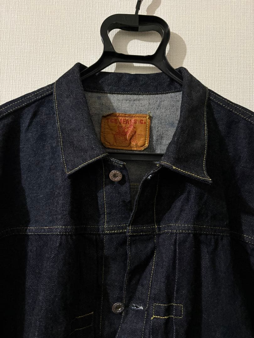 希少 未使用品 tcbジーンズ S40's Jacket 赤タブ　サイズ50