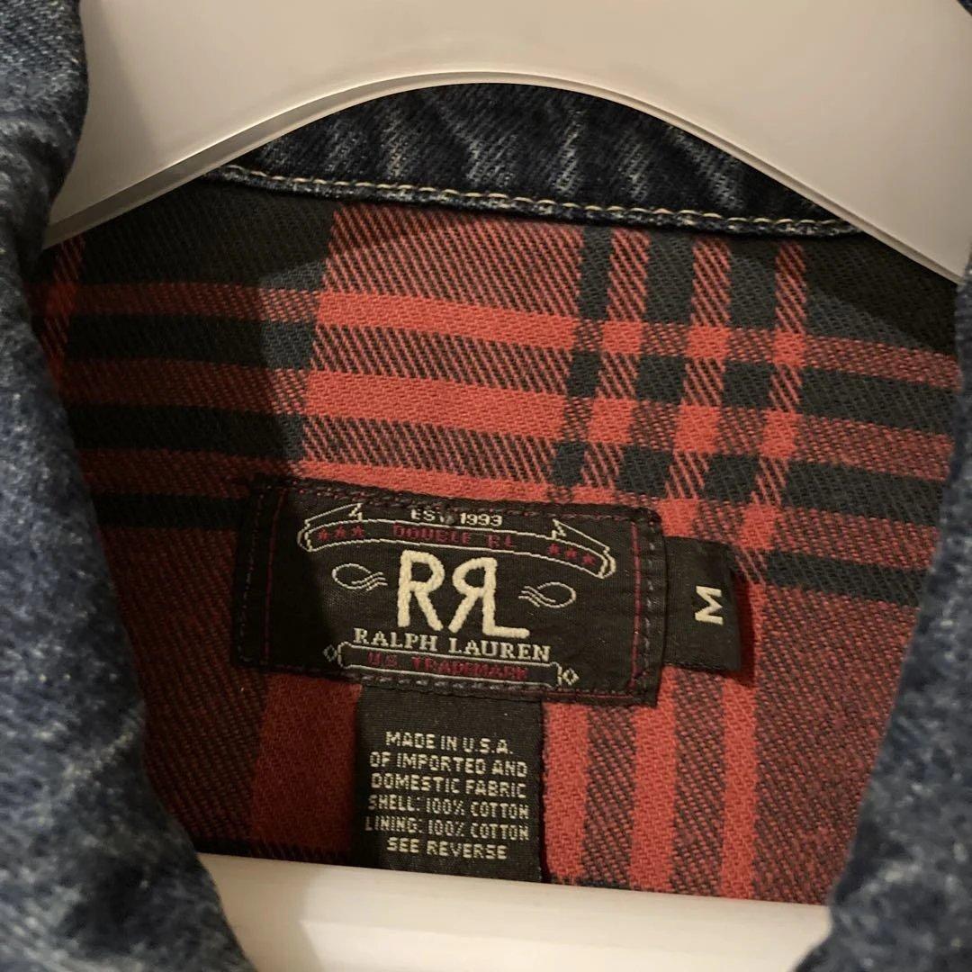 USA製 RRL 三つ星 デニムジャケット 激レア　ラルフ　ダブルアールエル