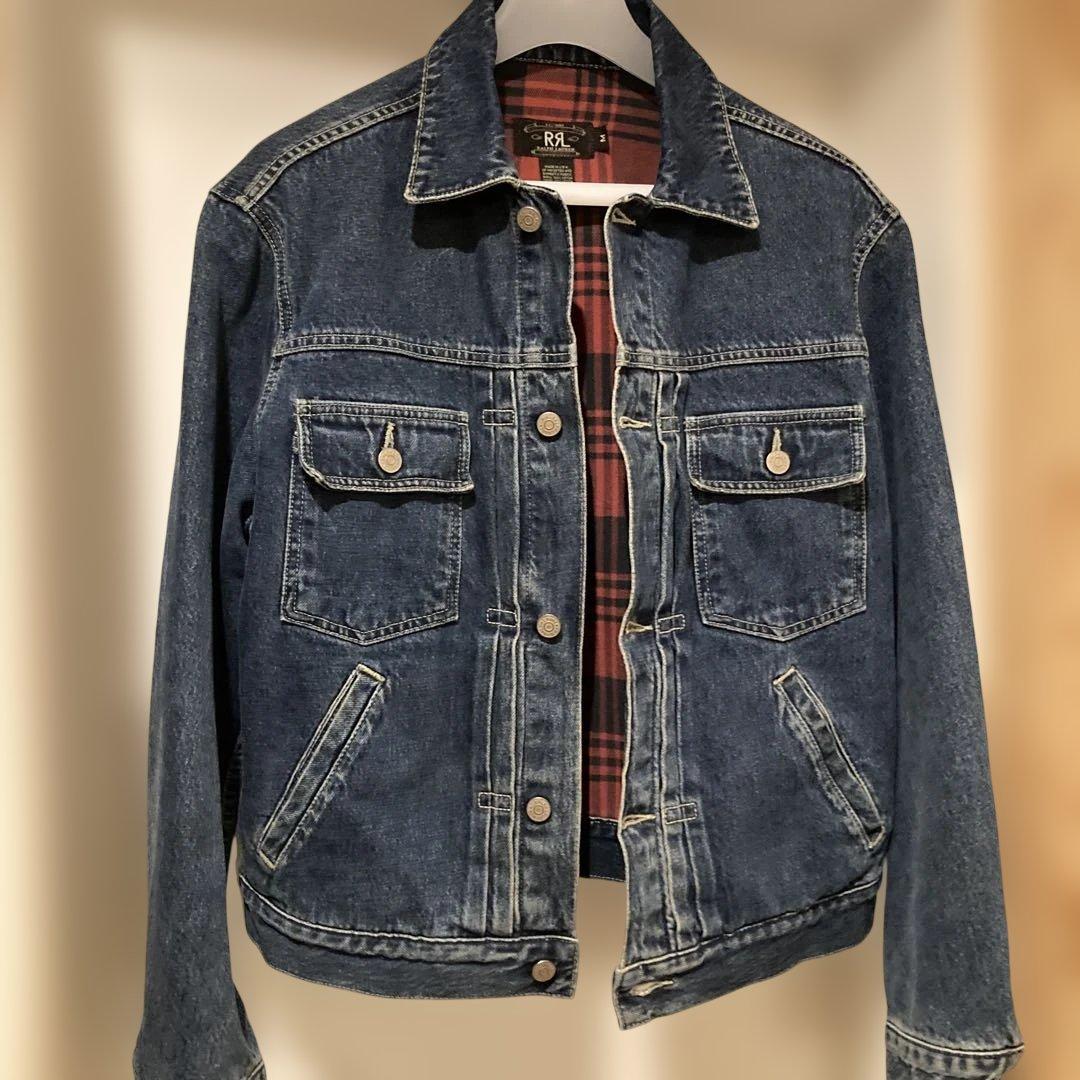 USA製 RRL 三つ星 デニムジャケット 激レア　ラルフ　ダブルアールエル