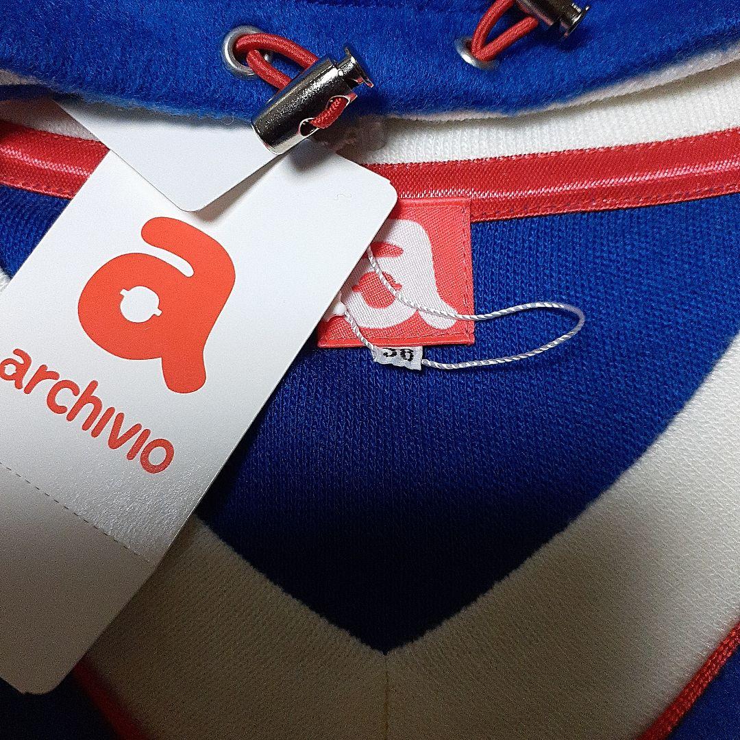 新品archivio レディース セーター♡ネックウォーマー付き 38 青