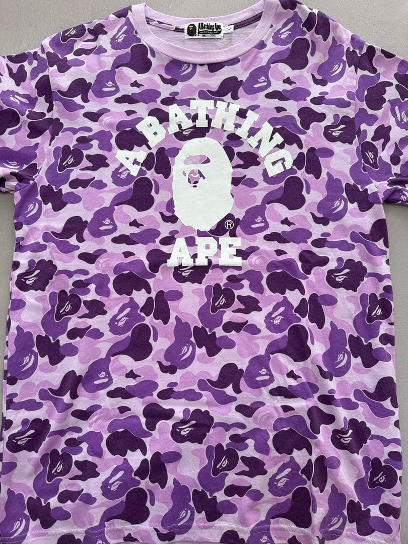 トップス A BATHING APE TAIWAN14 ANNIV COLLEGE T