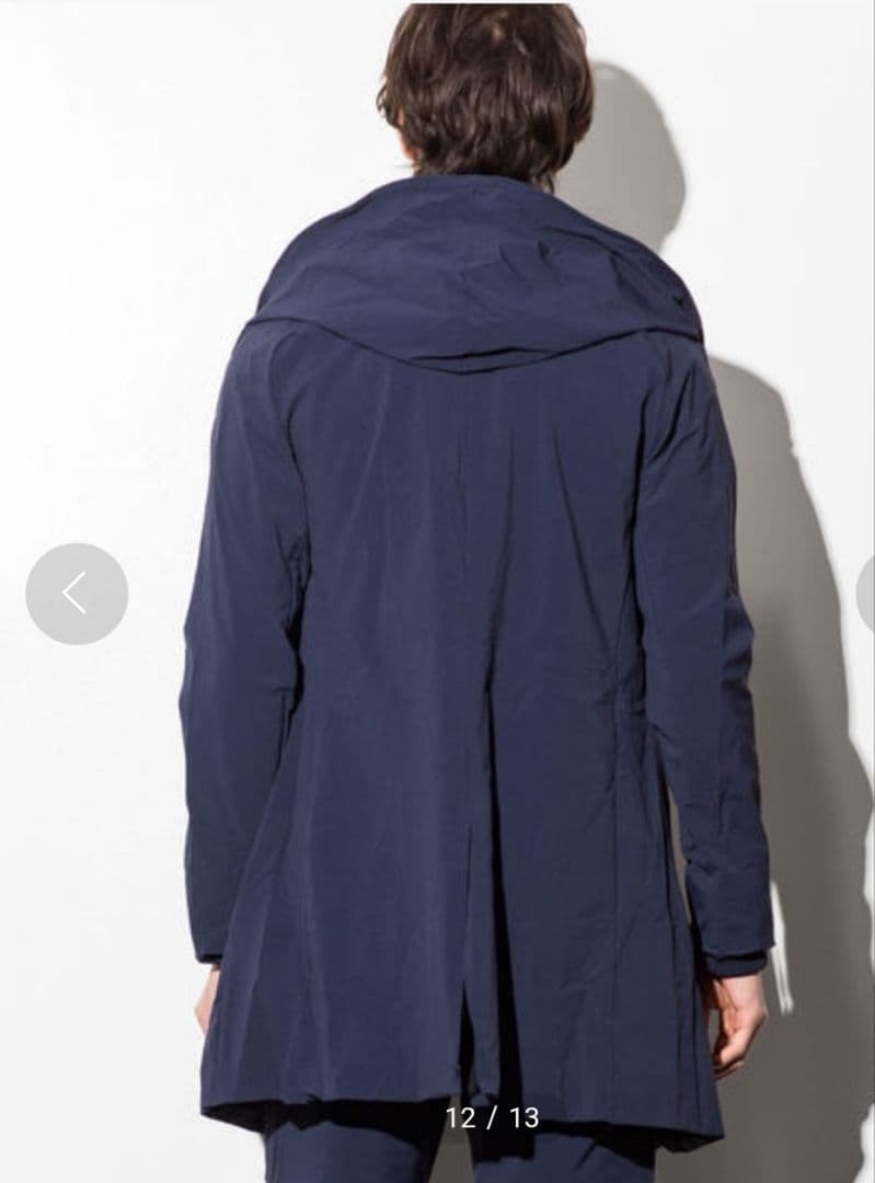 1PIU1UGUALE3 RELAX 4WAYストレッチフラップコート Mサイズ