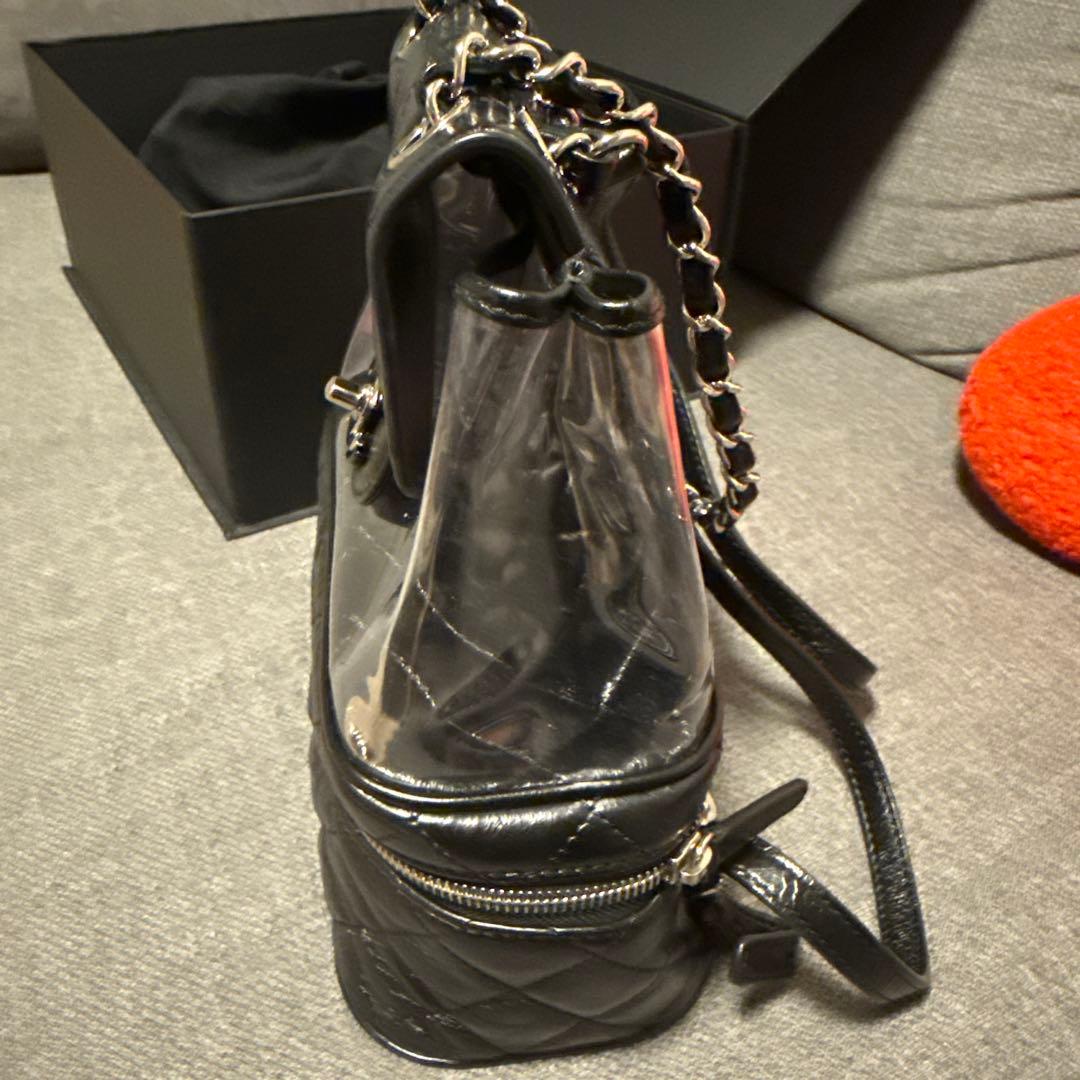 【美品】Chanel ブラック ショルダーバッグ