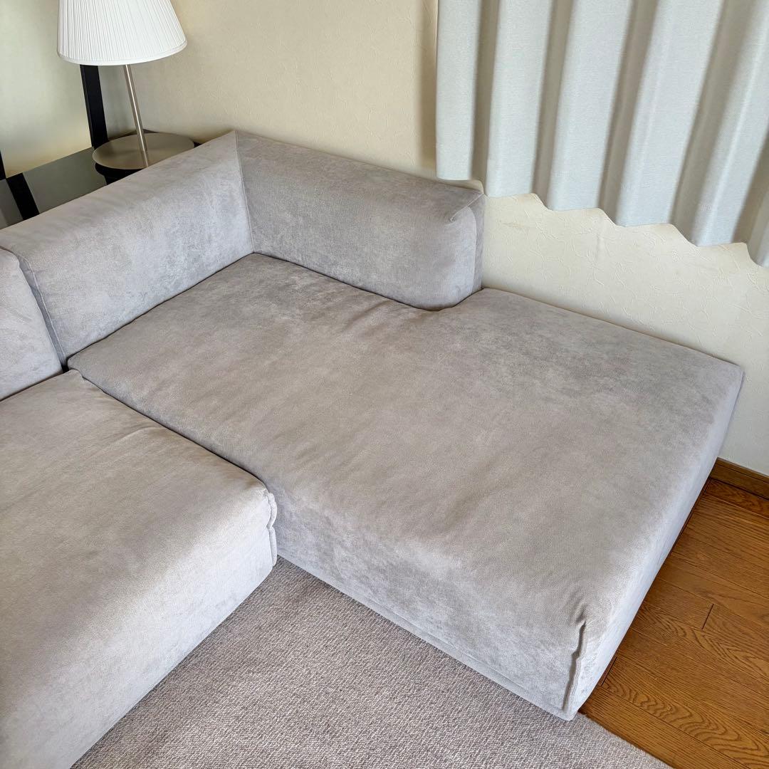 美品】Francfranc メーネ カウチ 2 R ライトグレー （W815） - メルカリ