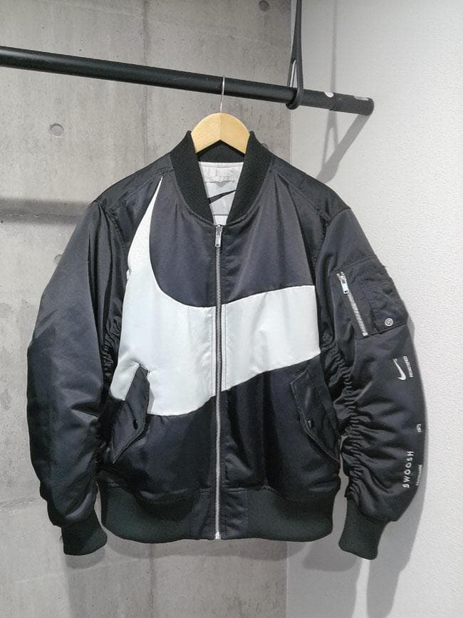 NIKE ナイキ スウッシュ MA-1 ボンバージャケット XL リバーシブル