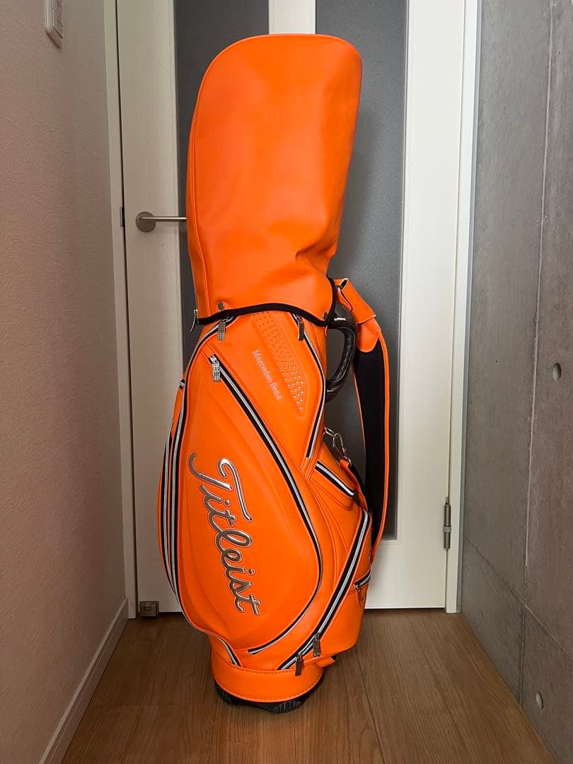 Titleist オレンジ キャディバッグ メルセデス・ベンツ