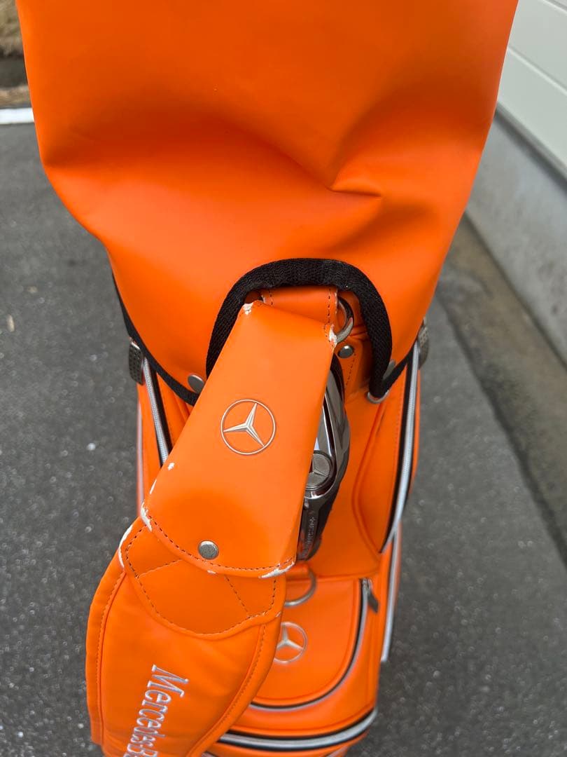 Titleist オレンジ キャディバッグ メルセデス・ベンツ