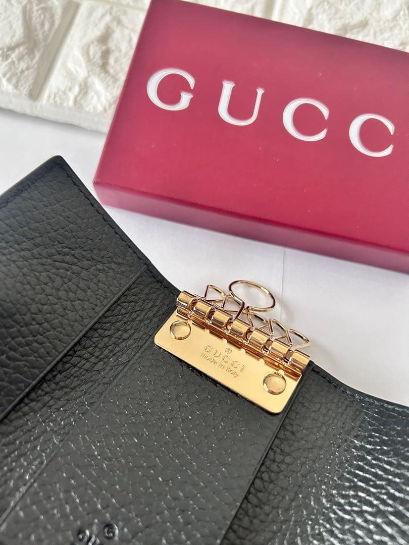 GUCCI グッチ　GGパターン 6連キーケース　GGマーモント　スプリーム