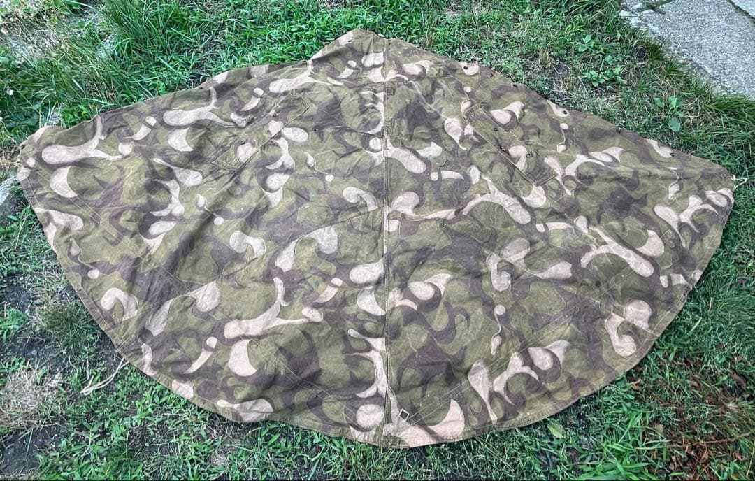 初期 軍幕 ハンガリー軍 ポンチョテント 1枚 - yellows.co.jp 日本