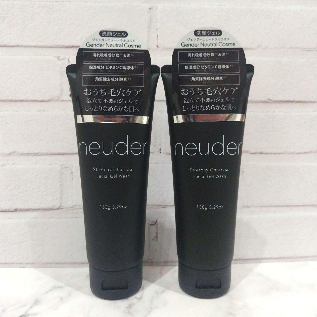 新品未開封】2本 ニューダー 炭泥マッサージ洗顔ジェル neuder - メルカリ