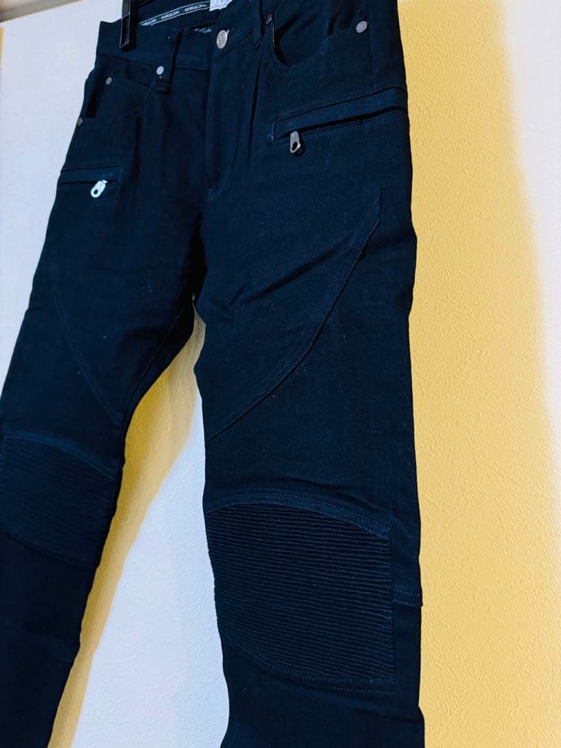 MARK&LONA マークアンドロナ　バイカー　ストレートパンツ