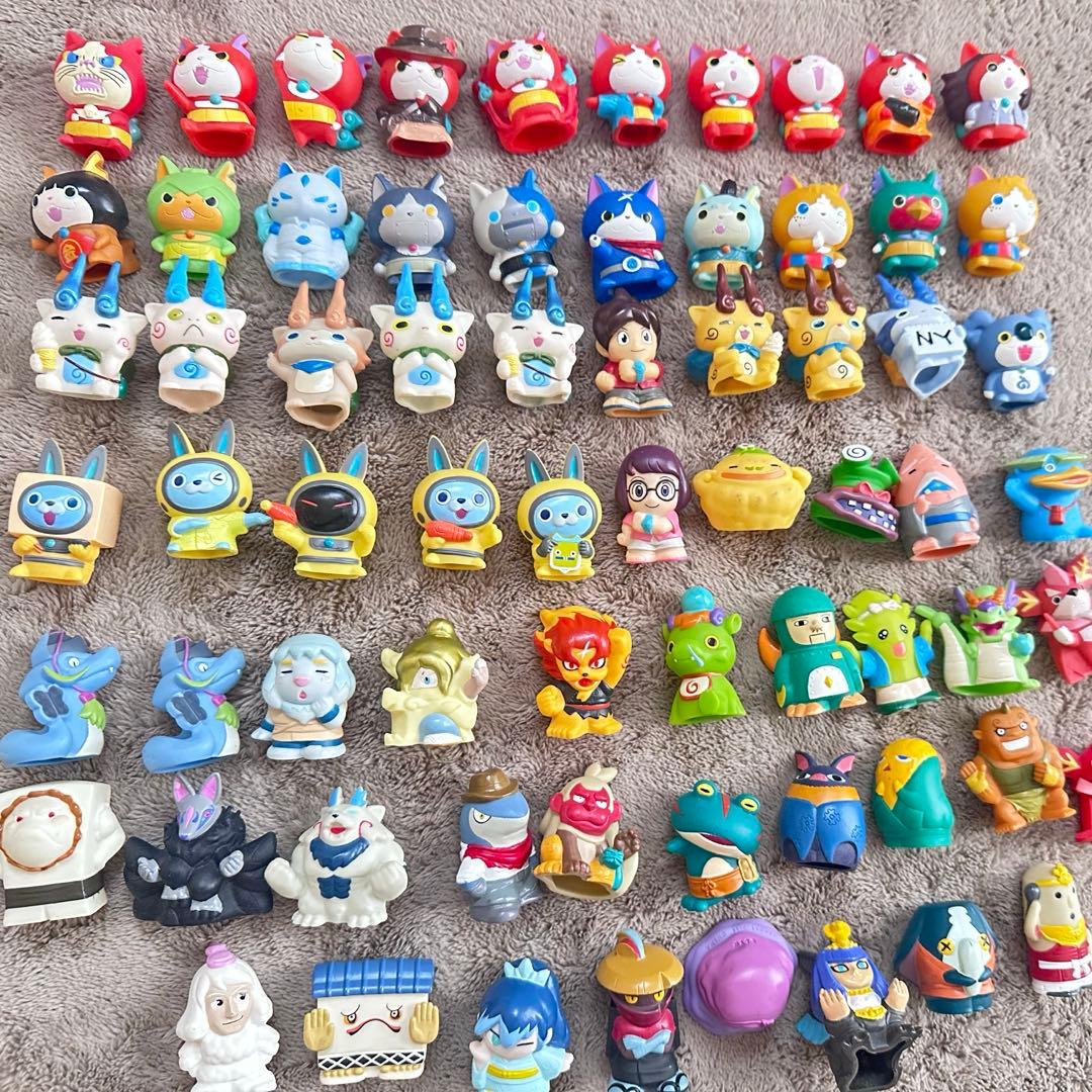 妖怪ウォッチソフビ指人形68個セット - メルカリ